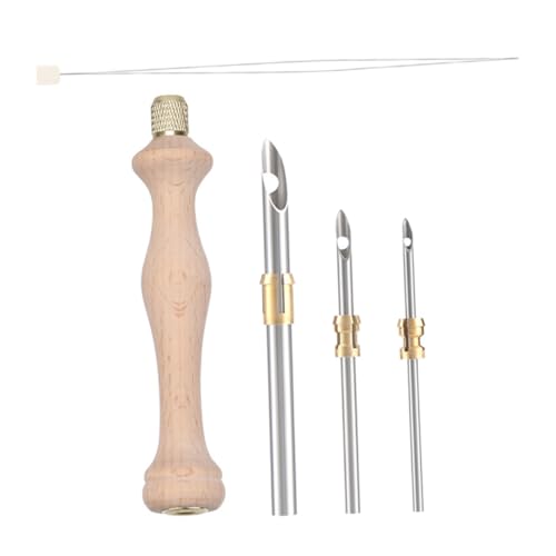 ADOCARN 1 Satz Punch Needle mit Holzgriff Verstellbares Stanznadel Stickset für Anfänger für Stickerei Kreuzstich und Diy Projekte mit Dickem Garn Langlebig und Robust ADOCARN 1 Satz Punch Needle mit Holzgriff Verstellbares Stanznadel Stickset für Anfänger für Stickerei Kreuzstich und Diy Projekte mit Dickem Garn Langlebig und Robust von ADOCARN