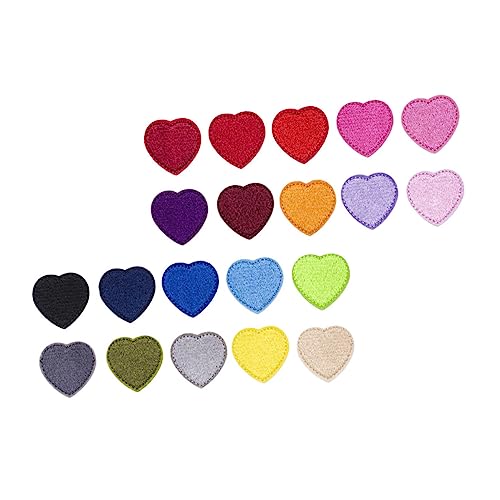 ADOCARN 1 Satz Teiliges Herz Patches Bunte Gestickte Aufnäher für Kleidung Taschen und Hüte zum Reparieren und Dekorieren von Casual Wear Langlebig und Hautfreundlich ADOCARN 1 Satz Teiliges Herz Patches Bunte Gestickte Aufnäher für Kleidung Taschen und Hüte zum Reparieren und Dekorieren von Casual Wear Langlebig und Hautfreundlich von ADOCARN