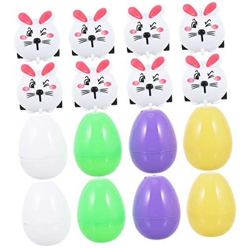 ADOCARN 1 Set Auto Eier Mit Rückziehfunktion, Hasenspielzeug, Partyspielzeug Für Kinder, Partygeschenk, Osterdeko, Goodie Bags Stuffers, Befüllbare Ostereier, Osterkorb Spielzeug, von ADOCARN