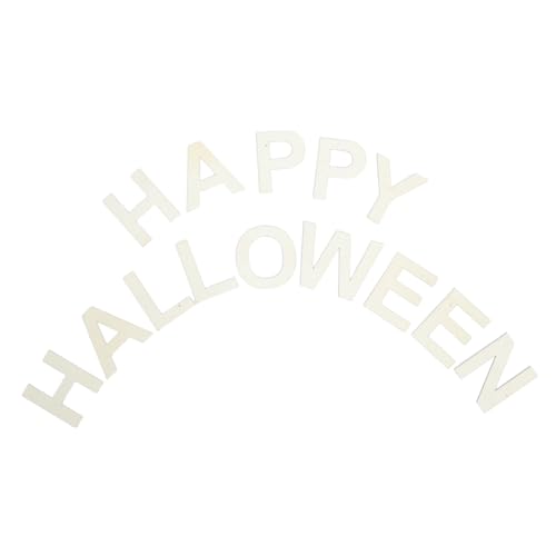 ADOCARN 1 Set Hölzernem Halloween-alphabet, Holzscheiben, Bastelbedarf Zum Aufhängen An Der Wand, Für Tischdekorationen Und Feiertagsverzierungen ADOCARN 1 Set Hölzernem Halloween-alphabet, Holzscheiben, Bastelbedarf Zum Aufhängen An Der Wand, Für Tischdekorationen Und Feiertagsverzierungen von ADOCARN