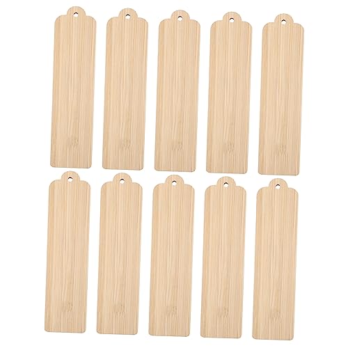 ADOCARN 10 Stück Diy Holz Lesezeichen Teiliges Blanko Lesezeichen für Basteln Individuell Gestaltbar für Geschenketiketten Dekoration und Persönliche Projekte ADOCARN 10 Stück Diy Holz Lesezeichen Teiliges Blanko Lesezeichen für Basteln Individuell Gestaltbar für Geschenketiketten Dekoration und Persönliche Projekte von ADOCARN