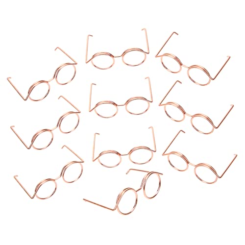 ADOCARN 10 Stück Mini Puppen Sonnenbrille Teiliges Metallrand Brillen ohne Linsen Puppenzubehör für Modepuppen für Fotografie und Kindergeburtstagsgeschenke ADOCARN 10 Stück Mini Puppen Sonnenbrille Teiliges Metallrand Brillen ohne Linsen Puppenzubehör für Modepuppen für Fotografie und Kindergeburtstagsgeschenke von ADOCARN