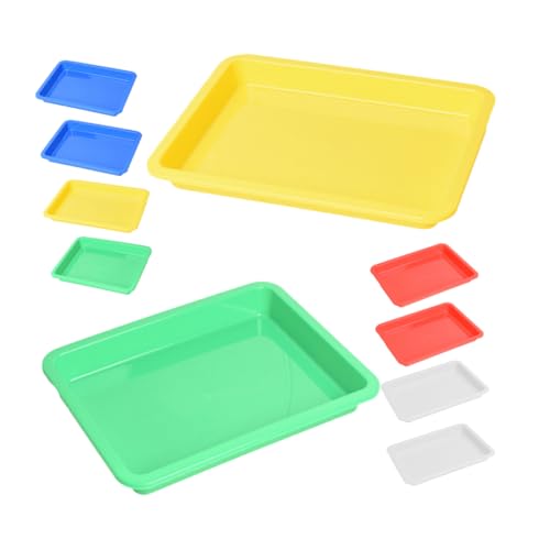 ADOCARN 10 Stück Quadratische Farbtabletts Aus Kunststoff, Basteltabletts, Tabletts Aus Kunststoff, Kunsttablett Für DIY Projekte, Basteltablett, Kunsttablett, Kunsttablett Für Die ADOCARN 10 Stück Quadratische Farbtabletts Aus Kunststoff, Basteltabletts, Tabletts Aus Kunststoff, Kunsttablett Für DIY Projekte, Basteltablett, Kunsttablett, Kunsttablett Für Die von ADOCARN