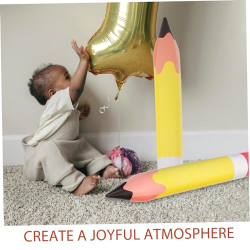 ADOCARN 10 Stück Teiliges Aufblasbare Bleistift Luftballons Gelb PVC Partydeko Schulfeier Kindergeburtstag Lustige Große Bleistiftform für Unvergessliche Fotos und Geschenke ADOCARN 10 Stück Teiliges Aufblasbare Bleistift Luftballons Gelb PVC Partydeko Schulfeier Kindergeburtstag Lustige Große Bleistiftform für Unvergessliche Fotos und Geschenke von ADOCARN