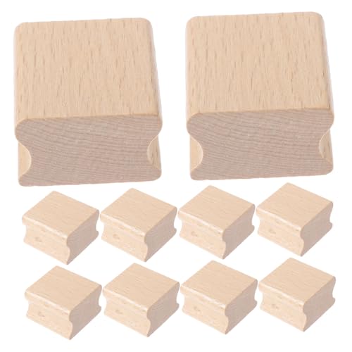 ADOCARN 10 Stück Teiliges Holzstempel für DIY Blanko Stempel Buchenholz für Scrapbooking Bastelprojekte und Kreative Kartenherstellung ADOCARN 10 Stück Teiliges Holzstempel für DIY Blanko Stempel Buchenholz für Scrapbooking Bastelprojekte und Kreative Kartenherstellung von ADOCARN