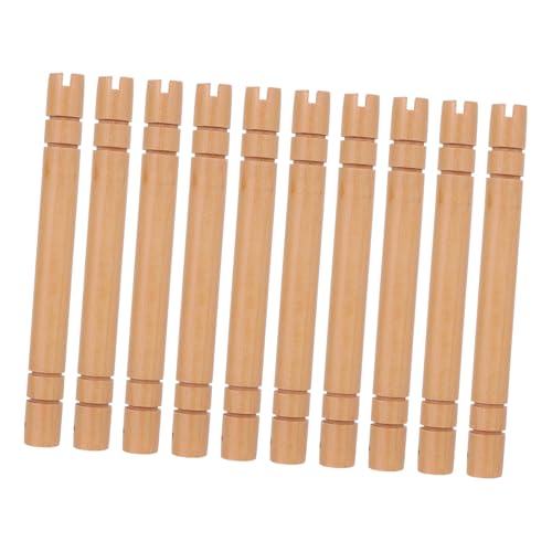 ADOCARN 10 Stück Teiliges Runder Holzfächer-griffe aus Lackiertem Hölzern für Quasten Glatte Oberfläche Vielseitig für Chinesische Handfächer Diy-griffe und Bastelprojekte Geeignet ADOCARN 10 Stück Teiliges Runder Holzfächer-griffe aus Lackiertem Hölzern für Quasten Glatte Oberfläche Vielseitig für Chinesische Handfächer Diy-griffe und Bastelprojekte Geeignet von ADOCARN