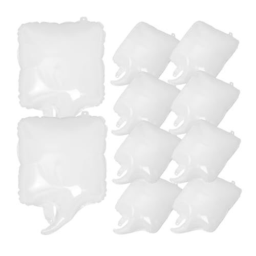ADOCARN 10 Stück Wiederverwendbare Aluminium Ballons für Hochzeiten Geburtstagsfeiern und Themenpartys zum Personalisieren mit Diy Designs von ADOCARN