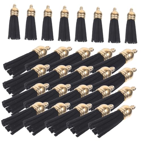 ADOCARN 100 Stück Farbige Lederquasten Schmuckzubehör für Diy Basteln Schlüsselanhänger Taschenaccessoires und Vielseitige Troddel für Kreative Projekte ADOCARN 100 Stück Farbige Lederquasten Schmuckzubehör für Diy Basteln Schlüsselanhänger Taschenaccessoires und Vielseitige Troddel für Kreative Projekte von ADOCARN