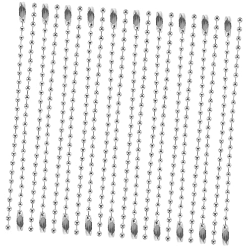 ADOCARN 100 Stück Galvanik Farberhaltungsperlenkette Erkennungsmarken Kette Halskette Kette Farbperlen Schmuckkette Erkennungsmarken Halskette Kette Erkennungsmarken Halskette ADOCARN 100 Stück Galvanik Farberhaltungsperlenkette Erkennungsmarken Kette Halskette Kette Farbperlen Schmuckkette Erkennungsmarken Halskette Kette Erkennungsmarken Halskette von ADOCARN