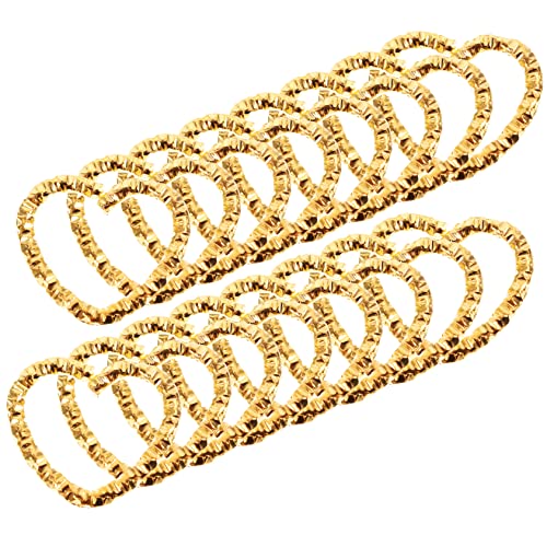 ADOCARN 100 Stück Halskettenanhänger, Kleiner Offener Ring, Herzanhänger Für Ohrringe, Herzförmiger Schlüsselanhänger, Biegeringe Zur Schmuckherstellung, Schlüsselanhängerring, DIY von ADOCARN