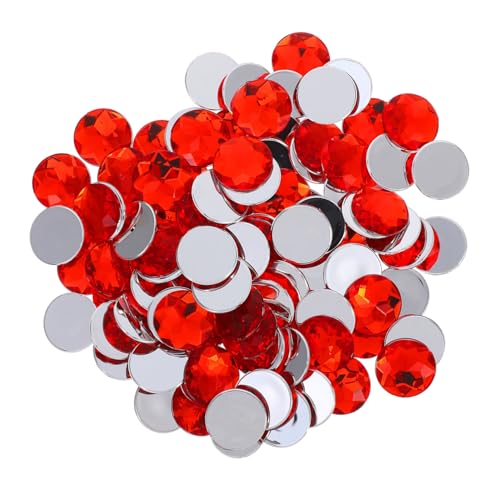 ADOCARN 100 Stück Runde Acryl Strasssteine Zum Basteln, Acryl Strasssteine, Künstliche Kristalle, Strasssteine Mit Flacher Rückseite, Kristalldekor, Schatzjuwelen Für Kinder, Flache ADOCARN 100 Stück Runde Acryl Strasssteine Zum Basteln, Acryl Strasssteine, Künstliche Kristalle, Strasssteine Mit Flacher Rückseite, Kristalldekor, Schatzjuwelen Für Kinder, Flache von ADOCARN