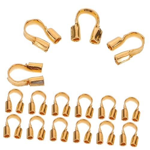 ADOCARN 100 Stück U Förmige Drahtschutzbügel Kupfer DIY Schmuckzubehör für Armbänder und Mehr Langlebige Fadenkabelschutzlösungen für Kreative Bastelprojekte ADOCARN 100 Stück U Förmige Drahtschutzbügel Kupfer DIY Schmuckzubehör für Armbänder und Mehr Langlebige Fadenkabelschutzlösungen für Kreative Bastelprojekte von ADOCARN