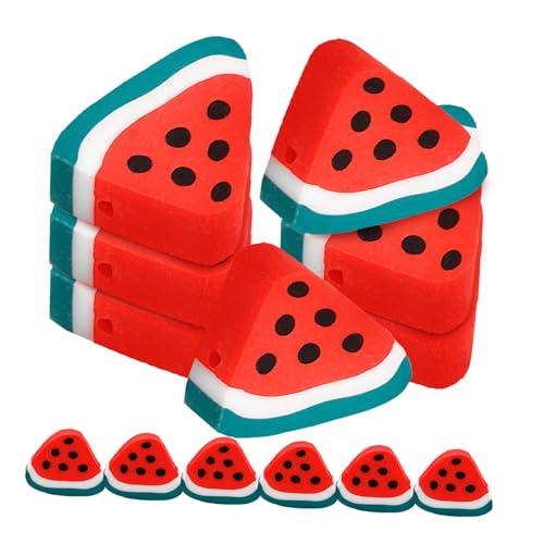 ADOCARN 100 Stück Wassermelonen Tonscheiben, DIY Herstellung Von Losen Perlen, Polymer Tonperlen, Ton Halskette, Lose Perlen, Mini Wassermelonen Charm Perlen, Armband Set, Wassermelonen von ADOCARN