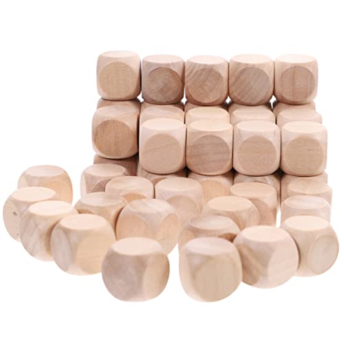 ADOCARN 100Stücke Holzwürfel Blanko und Unlackiert Seitige Holzblöcke für DIY Bastelprojekte für Kreative und Spielaktivitäten ADOCARN 100Stücke Holzwürfel Blanko und Unlackiert Seitige Holzblöcke für DIY Bastelprojekte für Kreative und Spielaktivitäten von ADOCARN