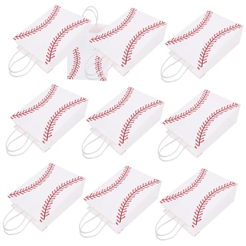 ADOCARN 12 Teilige Party Geschenktüten, Sport Partytüten, Farbige Geschenktüten Aus Papier, Hochzeitsgeschenktüten, Baseball Goody Bags, Süßigkeitentüten Aus Papier, Geschenkbehälter, ADOCARN 12 Teilige Party Geschenktüten, Sport Partytüten, Farbige Geschenktüten Aus Papier, Hochzeitsgeschenktüten, Baseball Goody Bags, Süßigkeitentüten Aus Papier, Geschenkbehälter, von ADOCARN
