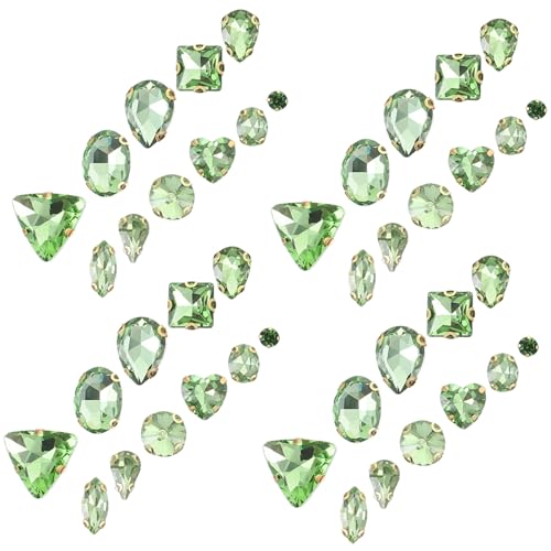 ADOCARN 130 Stück Strasssteine ​​Zum Nähen Von Hand, DIY Materialien, Kleidung, DIY Strasssteine, DIY Strass, Bastel Strasssteine, Dekorative Kleidung, Strasssteine, DIY von ADOCARN