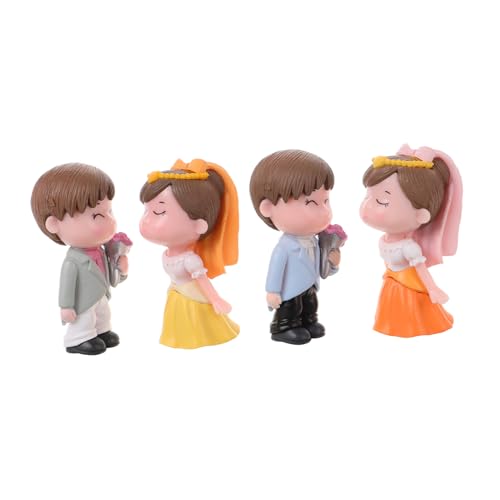 ADOCARN 2 Paar Kleine Ornamente Für Paare, Tortenaufsätze Für Hochzeiten, Braut Und Bräutigam, Hochzeitstortenaufsätze, Figuren, Tortenaufsätze Für Hochzeiten, Einzigartige ADOCARN 2 Paar Kleine Ornamente Für Paare, Tortenaufsätze Für Hochzeiten, Braut Und Bräutigam, Hochzeitstortenaufsätze, Figuren, Tortenaufsätze Für Hochzeiten, Einzigartige von ADOCARN