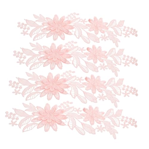 ADOCARN 2 Paare Bestickte Applikationen Polyester für Diy Hochzeitskleider Dekorative Spitzenbänder Stoffverzierungen für Kleidung Langlebige Applikationen für Nähprojekte ADOCARN 2 Paare Bestickte Applikationen Polyester für Diy Hochzeitskleider Dekorative Spitzenbänder Stoffverzierungen für Kleidung Langlebige Applikationen für Nähprojekte von ADOCARN