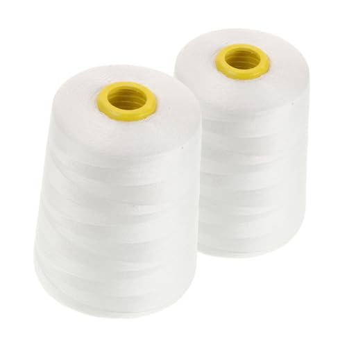 ADOCARN 2 Rollen Nähgarn Yards Starkes und Dickes Nähgarn für Nähmaschine Quilting und Handnähprojekte Langlebig und Reißfest für Anfänger und Diy Projekte von ADOCARN