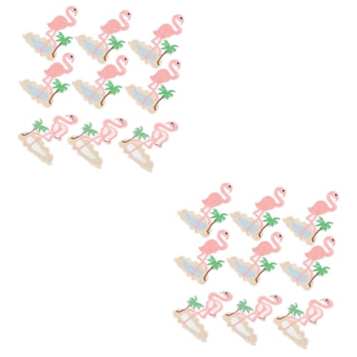 ADOCARN 2 Sätze Bestickte Flamingo Aufnäher Für Kleidung Diy Applikationen Zum Aufnähen Für Taschen Hüte Jeans Und Mehr Stoffabzeichen Für Bastelprojekte 10 Stück * 2 ADOCARN 2 Sätze Bestickte Flamingo Aufnäher Für Kleidung Diy Applikationen Zum Aufnähen Für Taschen Hüte Jeans Und Mehr Stoffabzeichen Für Bastelprojekte 10 Stück * 2 von ADOCARN