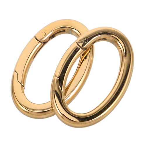 ADOCARN 2 Stück Federschnalle Schlüsselanhänger Anhänger Verschluss Für Halskette Oval Karabinerverschlüsse Federverschluss Schmuck Schnalle Verschluss Federschnalle Taschenschnalle Oval ADOCARN 2 Stück Federschnalle Schlüsselanhänger Anhänger Verschluss Für Halskette Oval Karabinerverschlüsse Federverschluss Schmuck Schnalle Verschluss Federschnalle Taschenschnalle Oval von ADOCARN