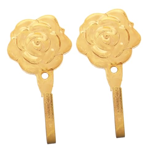ADOCARN 2 Stück Gardinenhaken mit Blumenmotiv Zinklegierung Wandmontage Dekorative Vorhanghalter für Zuhause Büro und Hotel Vielseitig Einsetzbar Europäisches Design ADOCARN 2 Stück Gardinenhaken mit Blumenmotiv Zinklegierung Wandmontage Dekorative Vorhanghalter für Zuhause Büro und Hotel Vielseitig Einsetzbar Europäisches Design von ADOCARN