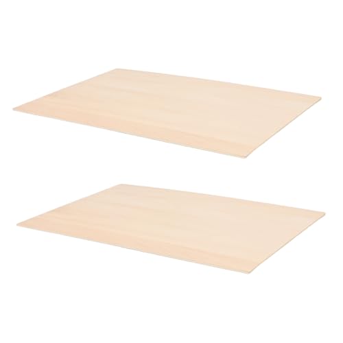 ADOCARN 2 Stück Holzgravurplatten für Diy Bastelprojekte Glatte Oberfläche für Präzises Drucken und Schnitzen für Künstler und Anfänger von ADOCARN