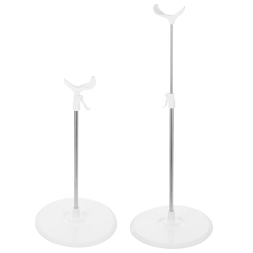 ADOCARN 2 Stück Puppenständer, Puppenfigurenständer, Puppenständer, Puppenstützständer, Puppendisplayhalter, Verstellbare Puppenstütze, Puppenhalter, Puppenstützständer, von ADOCARN