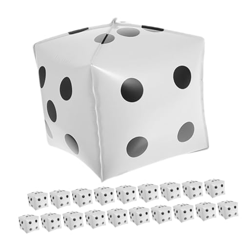 ADOCARN 20 Stück Aluminium Folienballons für Geburtstagsfeiern Spielabende und Themenpartys Weiße Deko für Unvergessliche Veranstaltungen ADOCARN 20 Stück Aluminium Folienballons für Geburtstagsfeiern Spielabende und Themenpartys Weiße Deko für Unvergessliche Veranstaltungen von ADOCARN