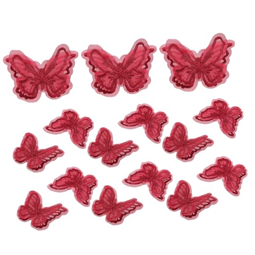 ADOCARN 20 Stück Bestickter Spitzenschmetterling Schmetterlingsspitzenfleck Schmetterlingsflecken Spitzen-schmetterlings-applikation Schmetterlingsnäher Auf Trimmfleck Nähen Rot Spitze ADOCARN 20 Stück Bestickter Spitzenschmetterling Schmetterlingsspitzenfleck Schmetterlingsflecken Spitzen-schmetterlings-applikation Schmetterlingsnäher Auf Trimmfleck Nähen Rot Spitze von ADOCARN