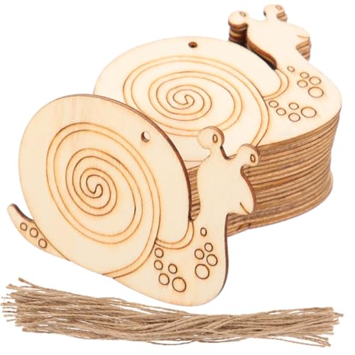 ADOCARN 20 Stück Schneckenholzstücke Zum Bemalen, DIY Malmaterialien, Unvollendete Holzausschnitte, DIY Holzausschnitt, Holzschnitzerei, Ornamente, Holzhandwerk, Tierfigur, Schneckenform, ADOCARN 20 Stück Schneckenholzstücke Zum Bemalen, DIY Malmaterialien, Unvollendete Holzausschnitte, DIY Holzausschnitt, Holzschnitzerei, Ornamente, Holzhandwerk, Tierfigur, Schneckenform, von ADOCARN