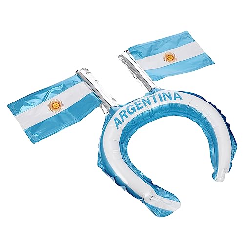 ADOCARN 20 Stück Teiliges Fußball Fans Stirnband mit Flaggen Design Aufblasbare Aluminiumfolie Kopfband für Fußballpartys Spiele und Veranstaltungen Leicht Bequem für Sportwettkämpfe und ADOCARN 20 Stück Teiliges Fußball Fans Stirnband mit Flaggen Design Aufblasbare Aluminiumfolie Kopfband für Fußballpartys Spiele und Veranstaltungen Leicht Bequem für Sportwettkämpfe und von ADOCARN
