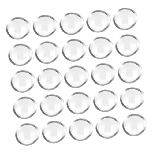 ADOCARN 200 Stück Transparente Dekorationssteine für Aquarien Vasenfüllmaterial und Garten Klare Glasperlen für Bastelprojekte und Heimdekoration von ADOCARN