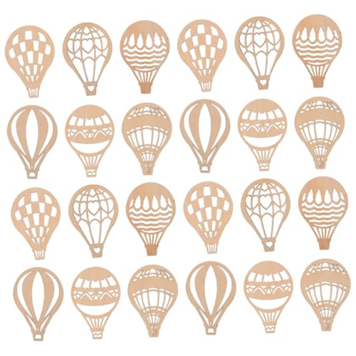 ADOCARN 24 Stück Holz Hot Air Ballon Holzscheiben für Diy Malerei Unvollendete Graffiti Holzstücke Bastelideen für Kindergeburtstage und Partys Pastellfarbene Dekorationen ADOCARN 24 Stück Holz Hot Air Ballon Holzscheiben für Diy Malerei Unvollendete Graffiti Holzstücke Bastelideen für Kindergeburtstage und Partys Pastellfarbene Dekorationen von ADOCARN
