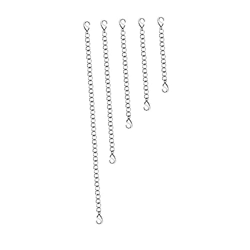 ADOCARN 25 Stück Teiliges Verlängerungskette mit Karabinerverschluss für Schmuckherstellung pro für Armbänder und DIY ADOCARN 25 Stück Teiliges Verlängerungskette mit Karabinerverschluss für Schmuckherstellung pro für Armbänder und DIY von ADOCARN