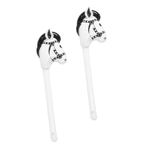 ADOCARN 2St aufblasbarer Pferdestock Pferdestockspielzeug Aufblasbare Steckpferde für Kinder pferde spielzeug aufblasbare tiere Stockpferde für Erwachsene Spielzeug-Pferdestock PVC Weiß ADOCARN 2St aufblasbarer Pferdestock Pferdestockspielzeug Aufblasbare Steckpferde für Kinder pferde spielzeug aufblasbare tiere Stockpferde für Erwachsene Spielzeug-Pferdestock PVC Weiß von ADOCARN