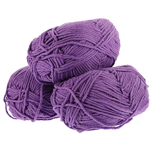ADOCARN 3 Rollen Baumwollgarn Dickes Häkelgarn Langstapeligem Baumwollmaterial für DIY Projekte Geeignet für Kissen Decken und Bastelarbeiten pro Rolle Vielseitig Einsetzbar ADOCARN 3 Rollen Baumwollgarn Dickes Häkelgarn Langstapeligem Baumwollmaterial für DIY Projekte Geeignet für Kissen Decken und Bastelarbeiten pro Rolle Vielseitig Einsetzbar von ADOCARN