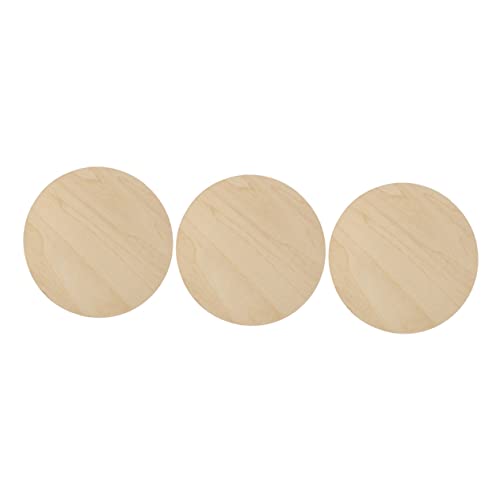ADOCARN 3 Stück Malbrett Kinder Malen Holzspäne Holzscheiben Basteln DIY Holzkreise Runde Holzscheiben Malen Holzkreise Holzscheibe Für DIY Holz DIY Scheiben DIY Holz Basteln von ADOCARN