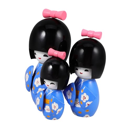 ADOCARN 3 Stück Teiliges Japanische Kimono Puppe Holzfigur Dekoration für Schreibtisch Süße Kimonos Doll Ornament mit Traditionellem Design Wohnaccessoires für Stilvolle Räume ADOCARN 3 Stück Teiliges Japanische Kimono Puppe Holzfigur Dekoration für Schreibtisch Süße Kimonos Doll Ornament mit Traditionellem Design Wohnaccessoires für Stilvolle Räume von ADOCARN