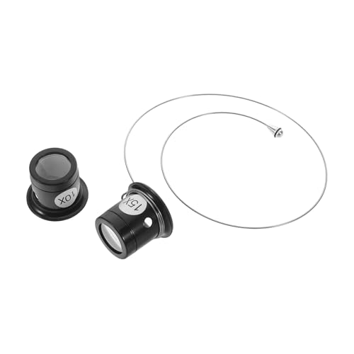 ADOCARN 3 Stück Teiliges Vergrößerungsglas Set für Uhrenreparatur Lupe mit Verstellbarem Fokus Leicht und Tragbar für Schmuck Münzen und Näharbeiten Zufällige Farbe ADOCARN 3 Stück Teiliges Vergrößerungsglas Set für Uhrenreparatur Lupe mit Verstellbarem Fokus Leicht und Tragbar für Schmuck Münzen und Näharbeiten Zufällige Farbe von ADOCARN