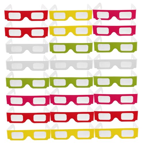ADOCARN 30 Stück Partybrillen Bunte Papierbrillen für Valentinstag Kino und Spiele Stylisches Design mit Faszinierenden Effekten für Unvergessliche Erlebnisse ADOCARN 30 Stück Partybrillen Bunte Papierbrillen für Valentinstag Kino und Spiele Stylisches Design mit Faszinierenden Effekten für Unvergessliche Erlebnisse von ADOCARN