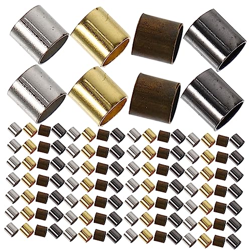 ADOCARN 3000Stücke Crimpperlen für Schmuckbasteln Mischfarben Spacer Perlen für Armbänder und DIY Schmuckzubehör für Bastelprojekte und Accessoires von ADOCARN