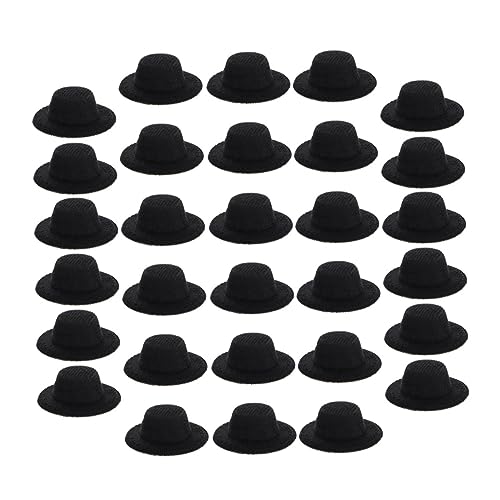 ADOCARN 30St Mini-Hut doll Accessories Puppenkleidung Puppenhut-Sammlung Puppenhut-Designs lustiger Fischerhut Puppenhüte kleine Hüte dekorative Miniaturhüte Stoff Black ADOCARN 30St Mini-Hut doll Accessories Puppenkleidung Puppenhut-Sammlung Puppenhut-Designs lustiger Fischerhut Puppenhüte kleine Hüte dekorative Miniaturhüte Stoff Black von ADOCARN