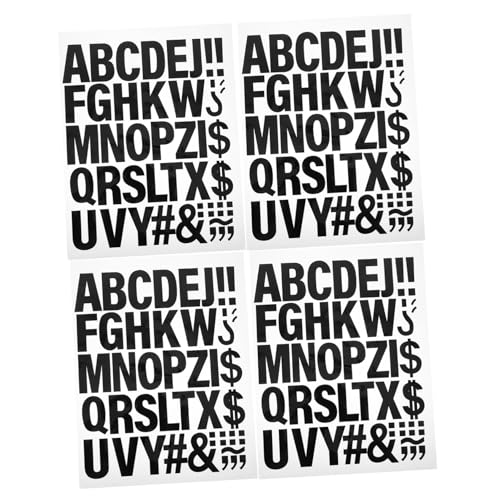 ADOCARN 4 Bögen Zum Aufbügeln Von Buchstaben-patches: Stoff-wärmeübertragungs-alphabet-vinylbuchstaben Az, Diy-aufkleber Für Kleidung, Rucksäcke, Hüte, Diy-bastelarbeiten von ADOCARN
