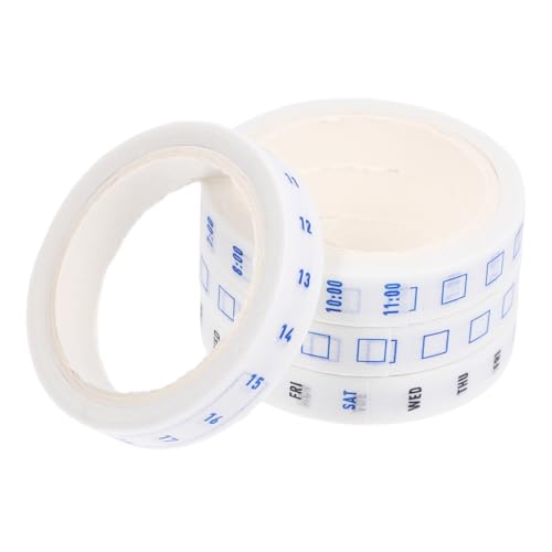 ADOCARN 4 Rollen Washi Tape Set Dekoratives Klebeband für Scrapbooking und Planer Vielseitig Einsetzbar Kreative Gestaltung für Tagebuch und Kalender Hochwertigem Washi Papier Gefertigt von ADOCARN