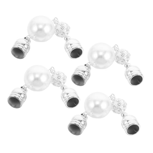 ADOCARN 4 Stück Magnetverschluss Zubehör Schnalle Halsketten Hijab Magnetnadeln Schals Pin Schals Schnalle Schalschnalle Schalringe Verschluss Verschlüsse Für Schmuckherstellung Schalclip von ADOCARN