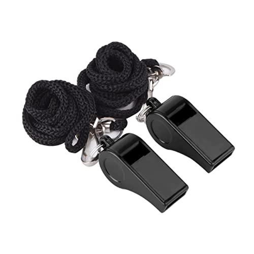 ADOCARN 4 Stück Pfeife Fußballstadion Sport Trainer Notfall Schiedsrichter pfeift Schwarz ADOCARN 4 Stück Pfeife Fußballstadion Sport Trainer Notfall Schiedsrichter pfeift Schwarz von ADOCARN