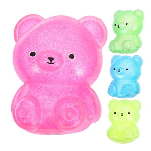 ADOCARN 4 Stück Teiliges Niedliche Bären Quetschspielzeuge Weiche Elastische Stressabbau Spielzeuge Bunte Handfreundliche als Geburtstags Mitgebsel für Büro Schule Zuhause ADOCARN 4 Stück Teiliges Niedliche Bären Quetschspielzeuge Weiche Elastische Stressabbau Spielzeuge Bunte Handfreundliche als Geburtstags Mitgebsel für Büro Schule Zuhause von ADOCARN