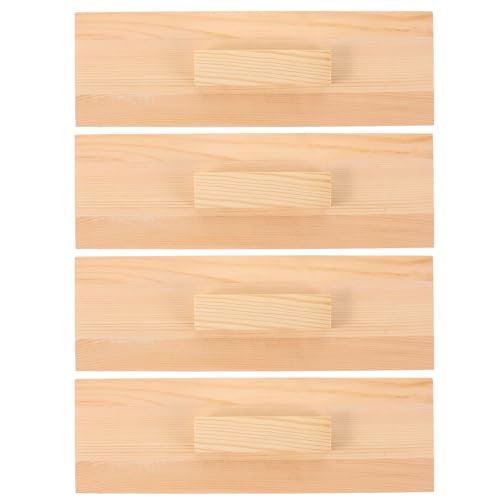 ADOCARN 4 Stück rechteckige Seifenform, Holzdeckel, staubdicht, Zubehör zur Toastherstellung, Ersatzform, Box-Oberteil, Holz-Ersatzdeckel für handgemachte Seifenvorräte ADOCARN 4 Stück rechteckige Seifenform, Holzdeckel, staubdicht, Zubehör zur Toastherstellung, Ersatzform, Box-Oberteil, Holz-Ersatzdeckel für handgemachte Seifenvorräte von ADOCARN