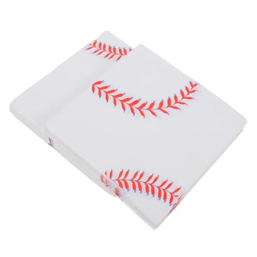 ADOCARN 40 Stück Baseball Servietten, Baseball Essservietten, Cocktail Servietten, Baseball Party Servietten Dekore, Baseball Party Tischdekoration, Baseball Papierservietten, Sport Party ADOCARN 40 Stück Baseball Servietten, Baseball Essservietten, Cocktail Servietten, Baseball Party Servietten Dekore, Baseball Party Tischdekoration, Baseball Papierservietten, Sport Party von ADOCARN